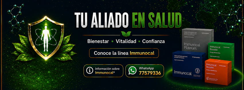 Portada Aliado en Salud con productos Immunotec